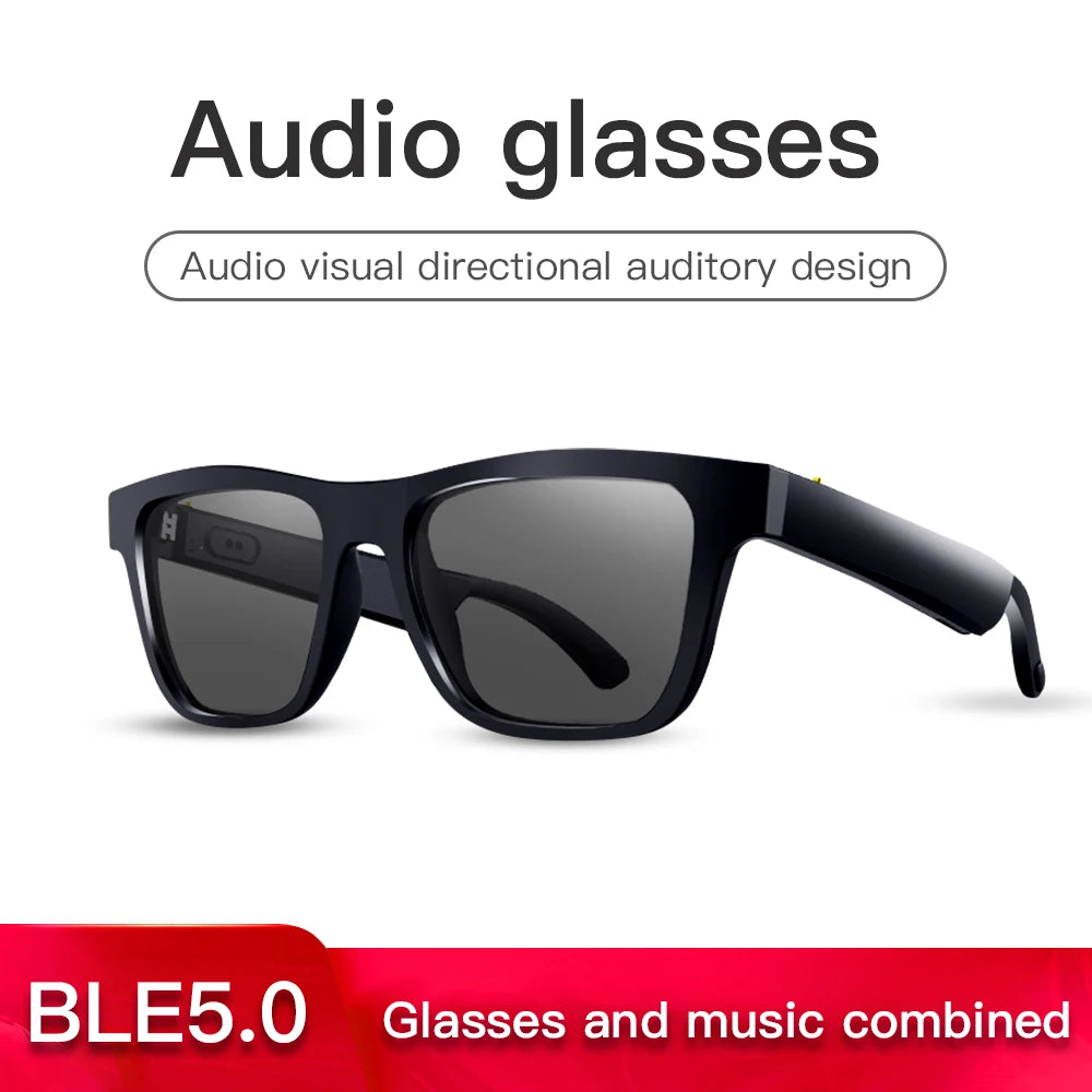 2024 New Launch Free Sample Smart Sports Audio Wireless Intelligent Connect Earphone Smart Glasses Touch Audio Music Player