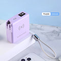 15000mAh Magnetic Wireless Power Bank with Cable AC Plug Wall Charger PD 45W Fast Charger For iPhone 16 iWatch Laptop Powerbank