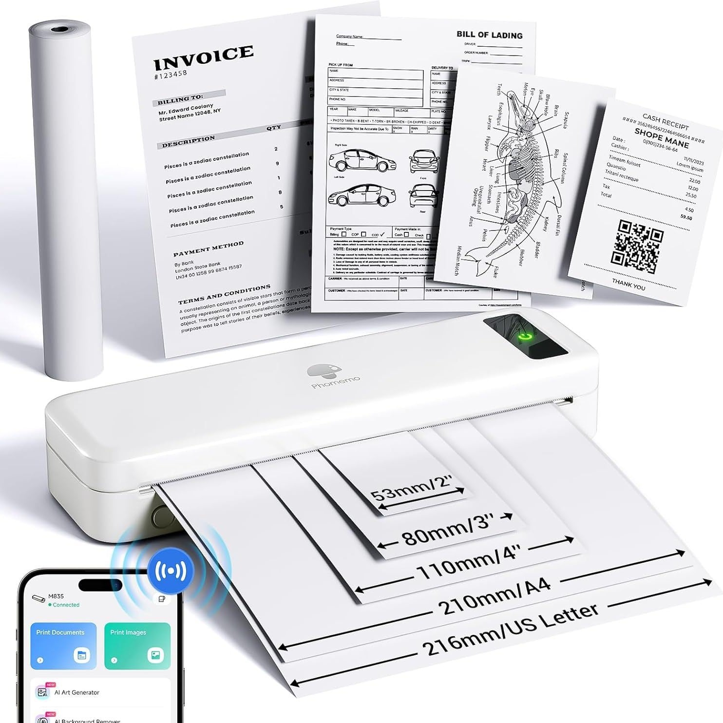 Portable Thermal Printer